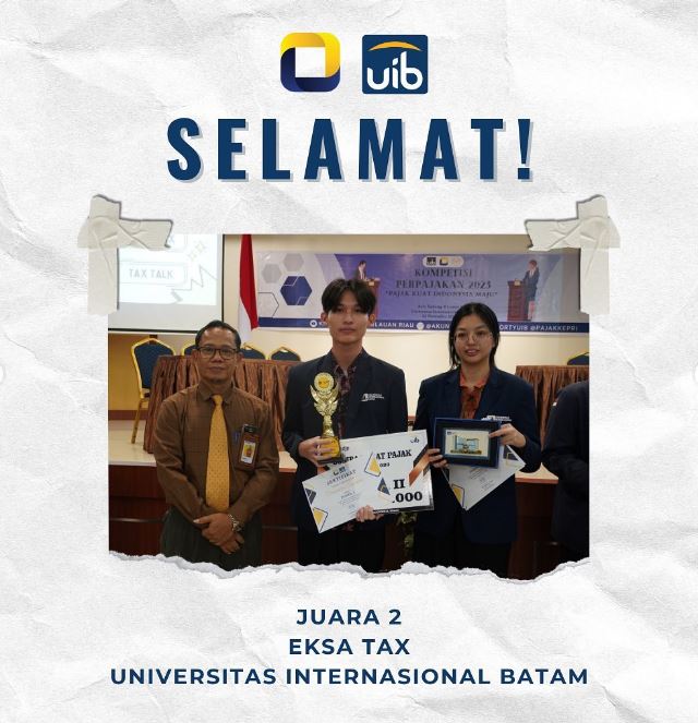 Mahasiswa Akuntansi Berhasil Juara 2 Kompetisi Debat Pajak Se-Perguruan Tinggi di Kepulauan Riau