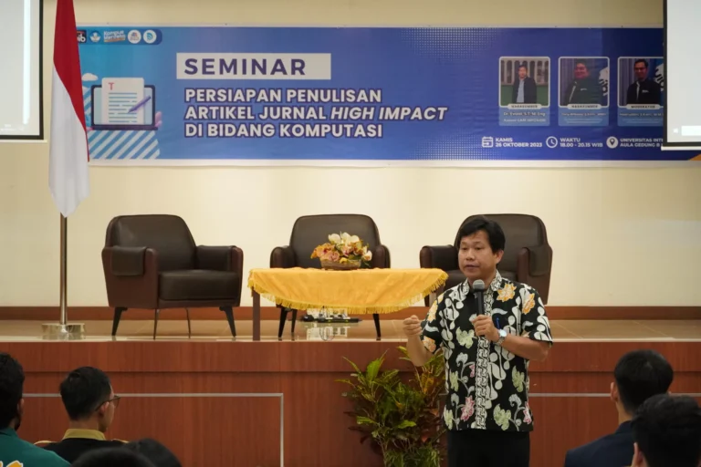 Seminar “Persiapan Penulisan Artikel Jurnal High Impact di Bidang Komputasi”