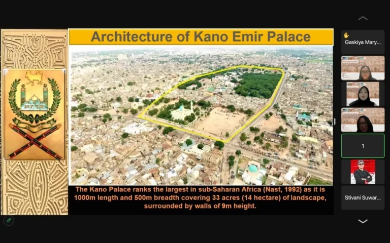 Architecture International Webinar “Historical Views of Architectural Heritage Conservation of Palaces in Asia and Africa: A Case study of Yogyakarta Palace and Kano Emir Palace”
