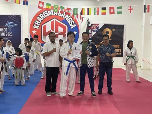 Mahasiswa UIB raih Medali Emas di Asian Martial Arts Centre Taekwondo Festival 2023