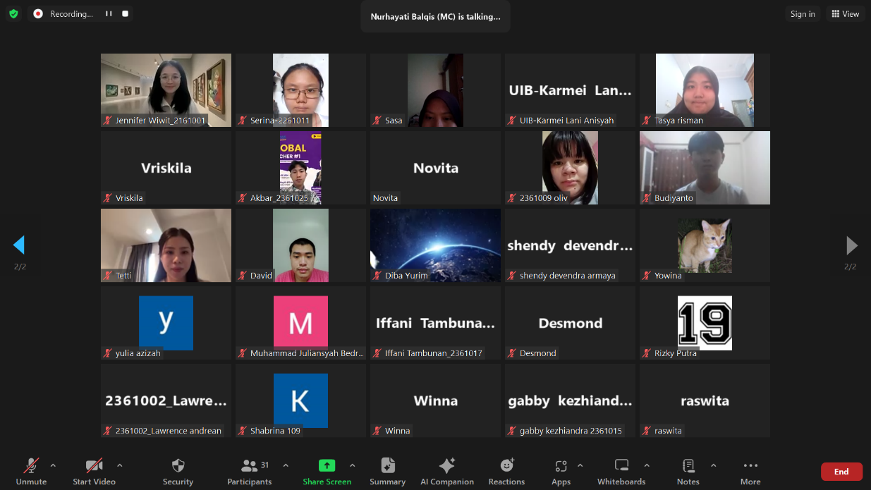 A screenshot of a video call

Description automatically generated