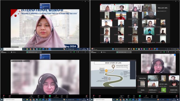 Program Sarjana Hukum Universitas Internasional Batam (UIB) Gelar Webinar Internasional “Beyond Academics: Crafting Your Path to Scholarship Success”