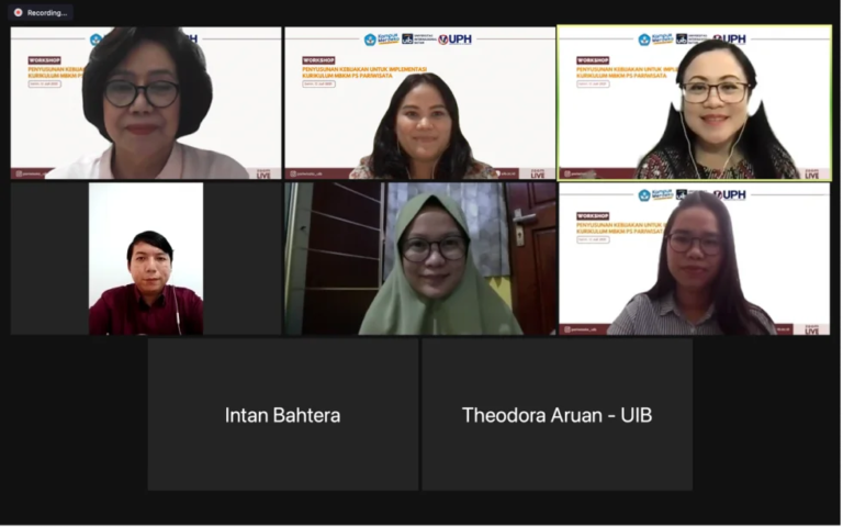 Workshop Penyusunan Kebijakan untuk Implementasi Kurikulum MBKM PS Pariwisata UIB