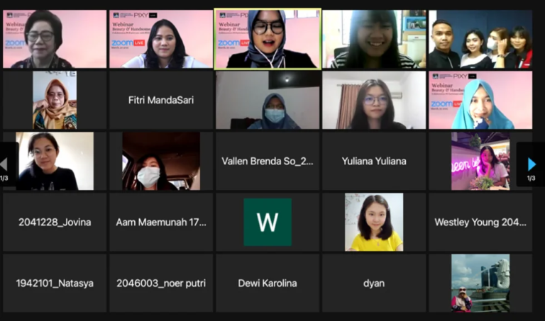 Webinar Beauty and Handsome Class Collaboration with PIXY & Gatsby Kota Batam