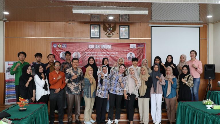 Kuliah Umum “Implementasi ESG pada Korporasi di Kota Batam Dalam Konteks Sosial Kemasyarakatan”