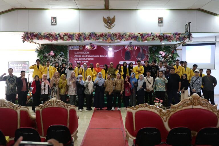 Kuliah Umum “Adopsi Good Governance dalam Konteks ESG pada Korporasi di Kota Batam”