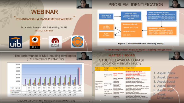 Webinar Perancangan dan Manajemen Real Estate