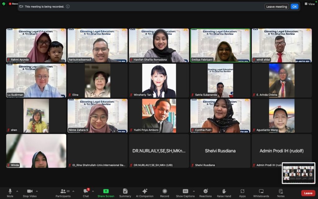 A screenshot of a video conference Description automatically generated