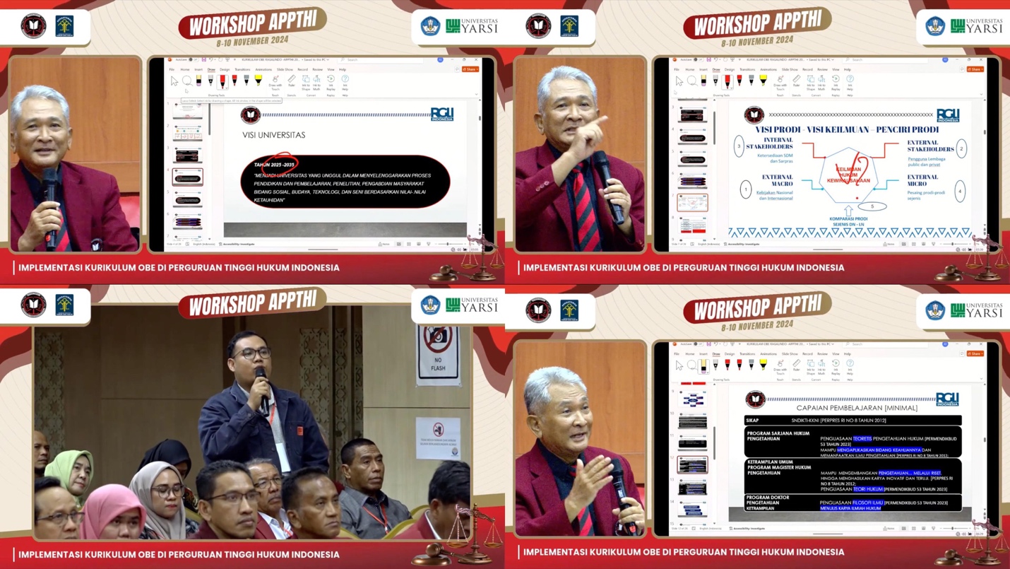 A collage of a person speaking Description automatically generated