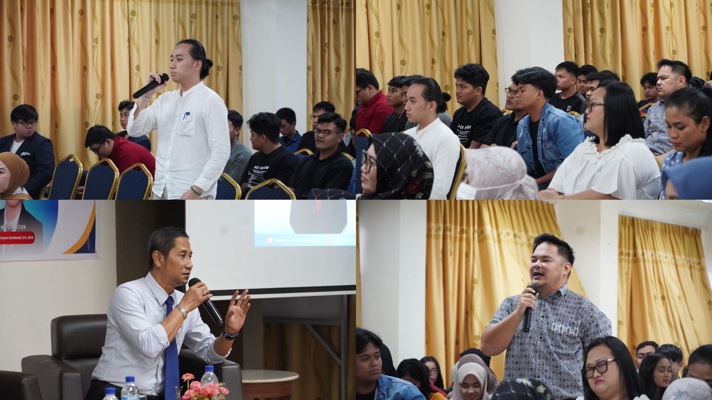 A group of people in a room Description automatically generated