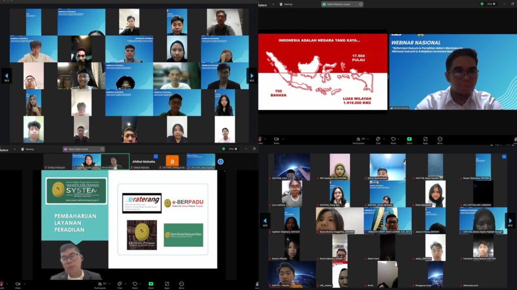 A screenshot of a video conference Description automatically generated