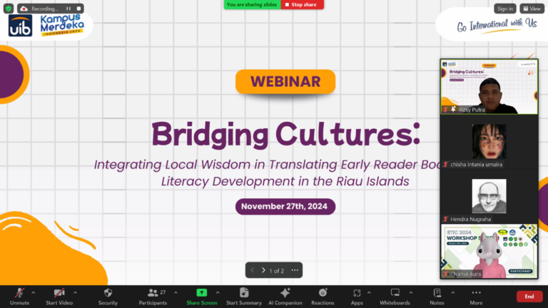 Bridging Cultures: Integrating Local Wisdom in Translating Early Reader Books for Literacy Development in the Riau Islands