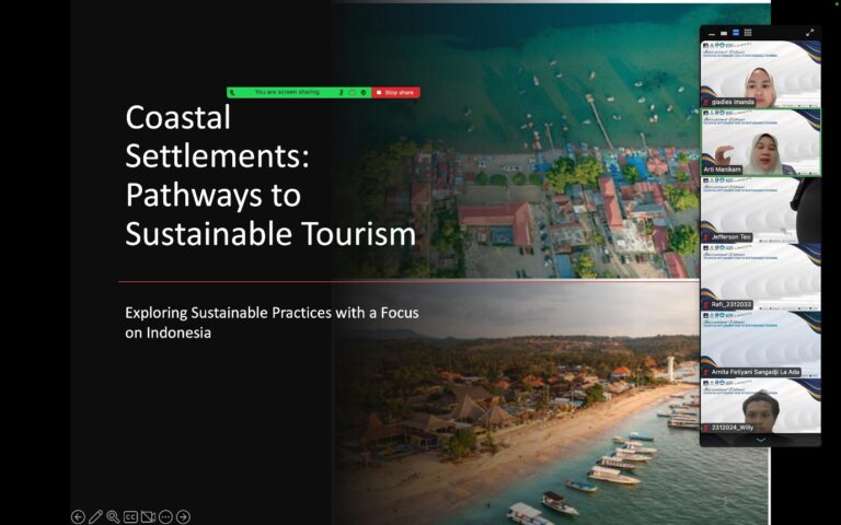 Architecture Webinar: Coastal Settlements, Pathways to Sustainable Tourism