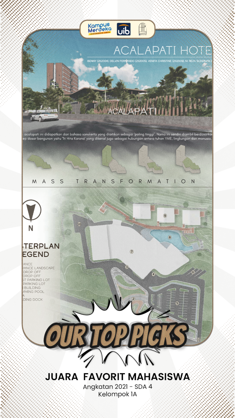 HMPS Arsitektur UIB Gelar Our Top Picks #4, Apresiasi Karya Mahasiswa Arsitektur