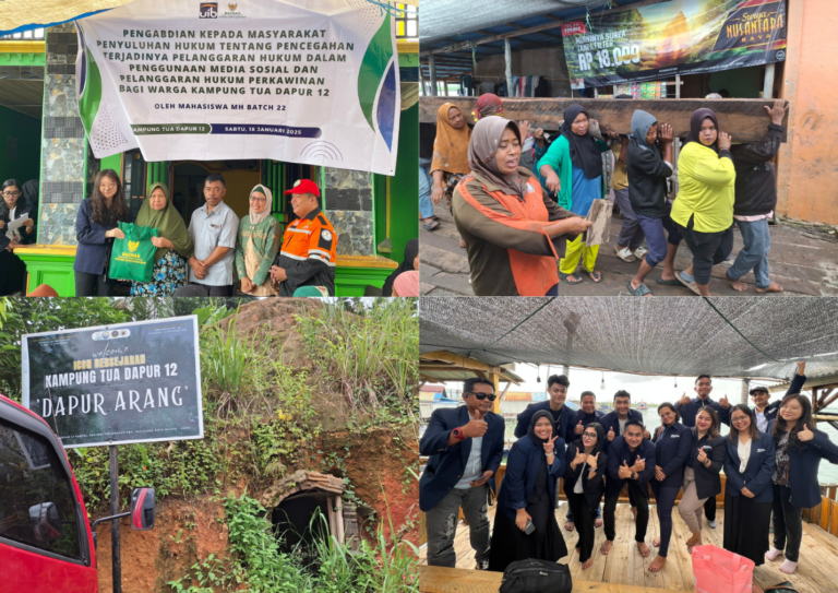 Mahasiswa Magister Hukum UIB Batch 22 berhasil melaksanakan Pengabdian Kepada Masyarakat di Kampung Tua Dapur Duabelas