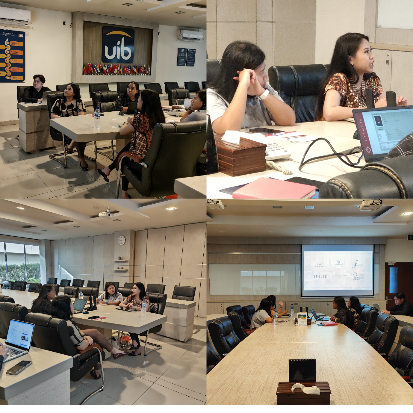 A group of people in a conference room AI-generated content may be incorrect.