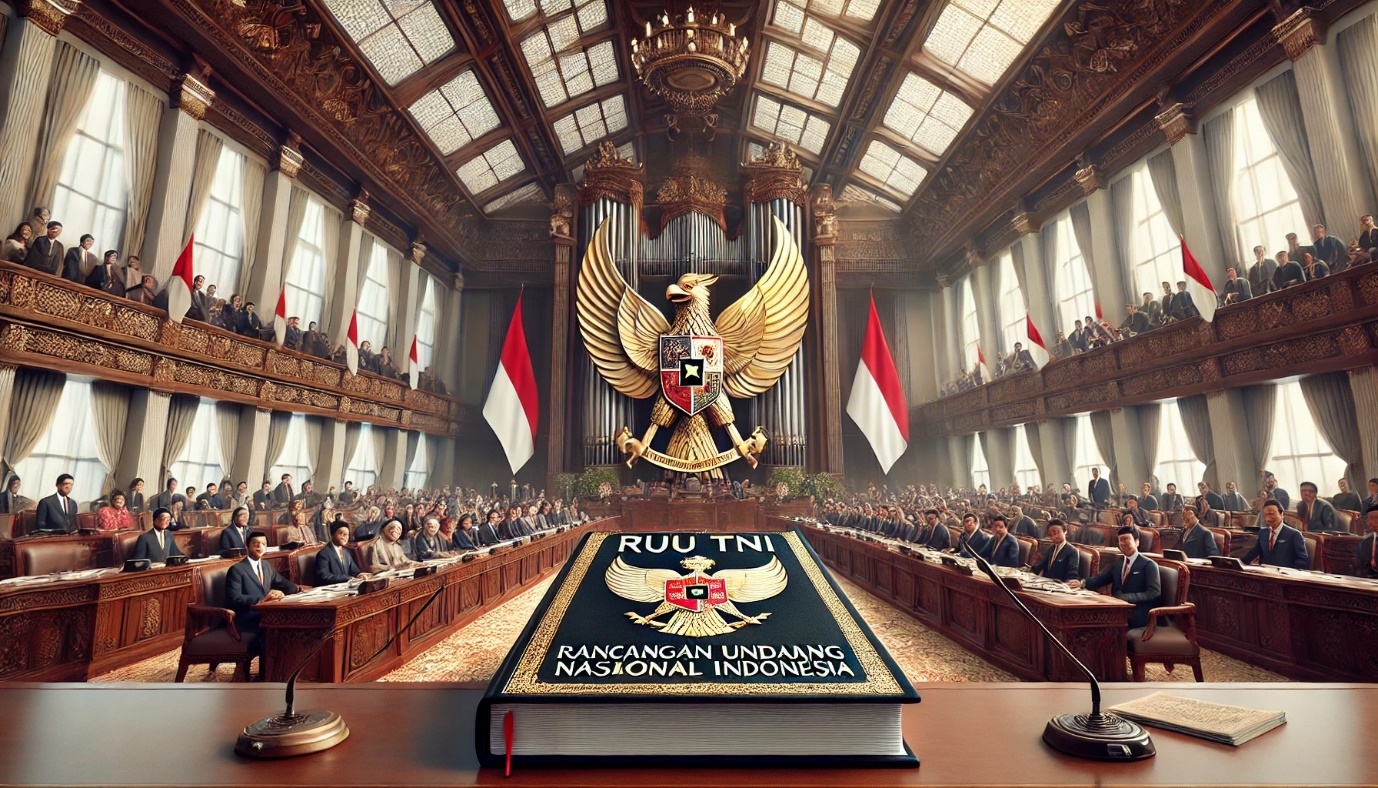 A large room with a book and a large crowd of people Description automatically generated