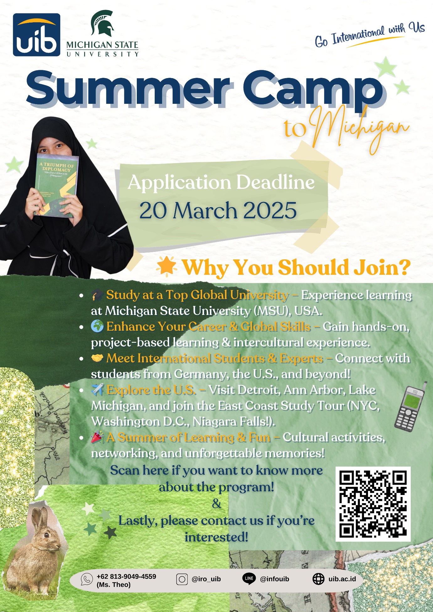 A poster with a person holding a book
AI-generated content may be incorrect.