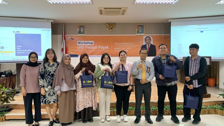 UIB dan DJP Kepri Gelar Workshop: “UIB Peduli Pajak melalui Penyampaian SPT Tahun 2024”
