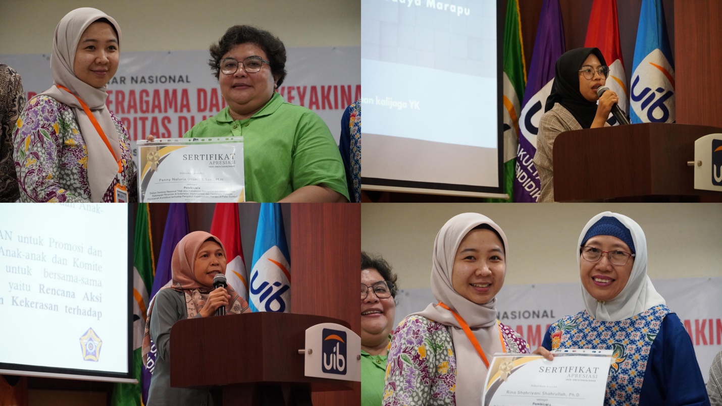 A collage of women at a podium Description automatically generated
