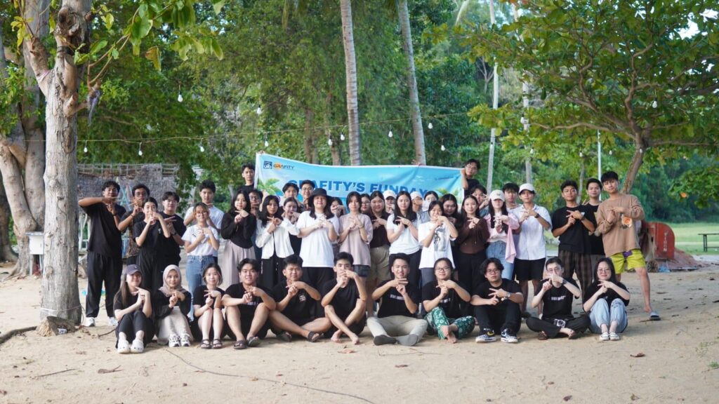 A group of people posing for a photo
