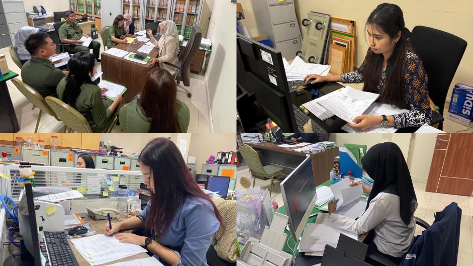 A collage of women working in an office

Description automatically generated