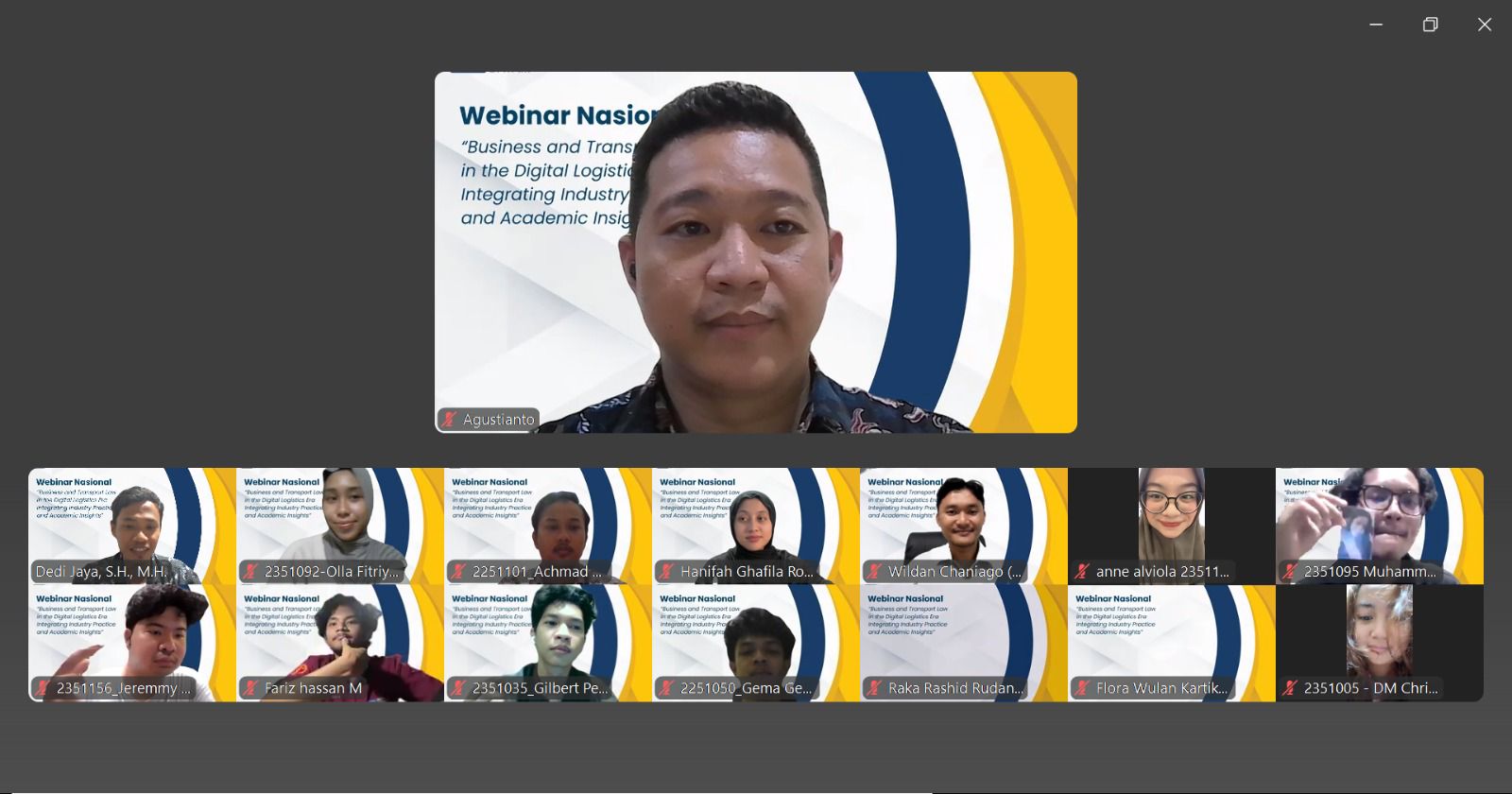 A group of people on a video conference
Description automatically generated