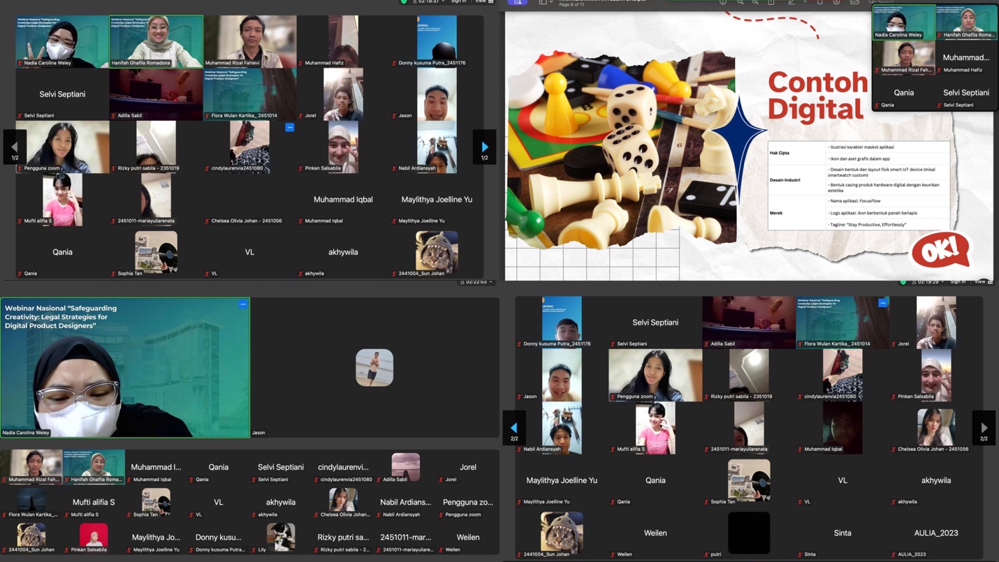 A screenshot of a video conference
Description automatically generated