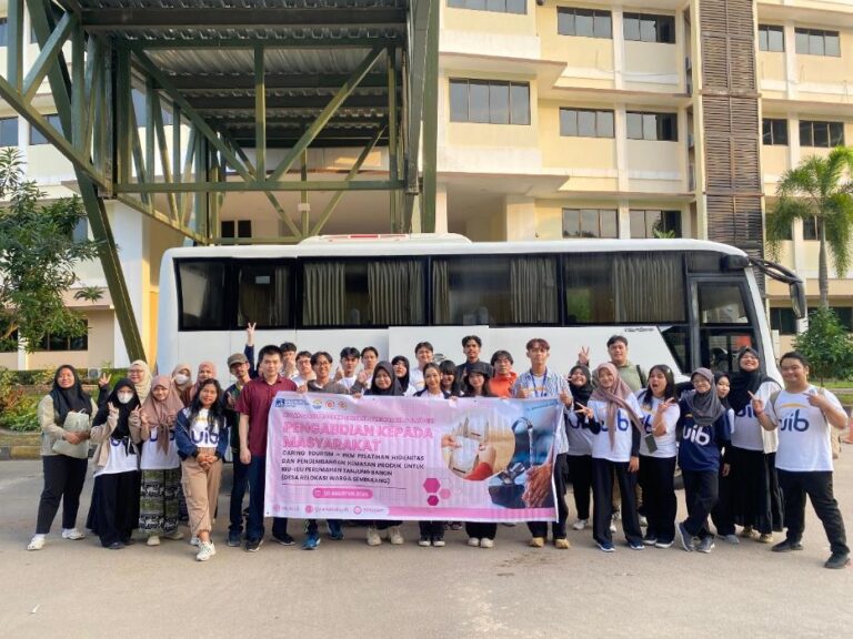 A group of people holding a banner in front of a bus AI-generated content may be incorrect.