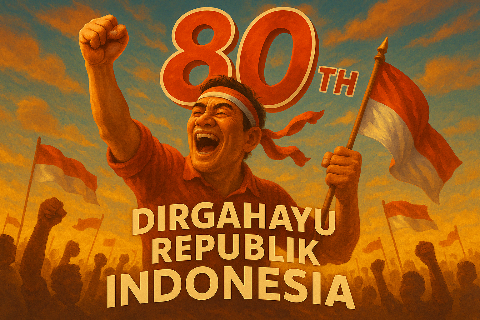 A person holding a flag and smiling

AI-generated content may be incorrect.