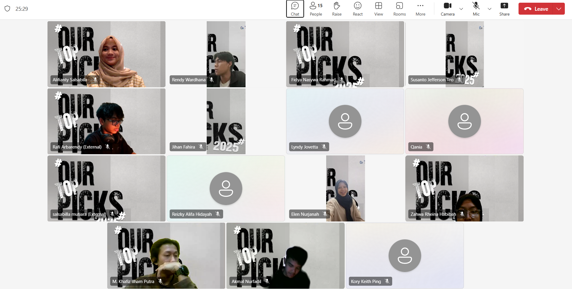 BERITA PELAKSANAAN KEGIATAN  HMPS ARSITEKTUR  “Our Top Picks”  24 Mei 2025