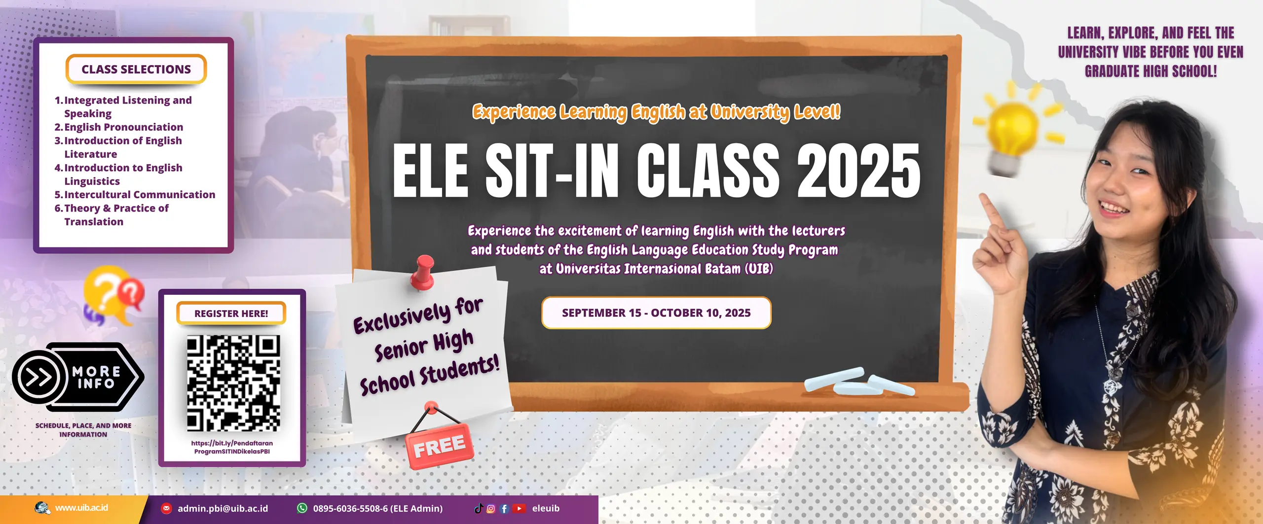 Webslidder - ELE SIT-IN Class 2025