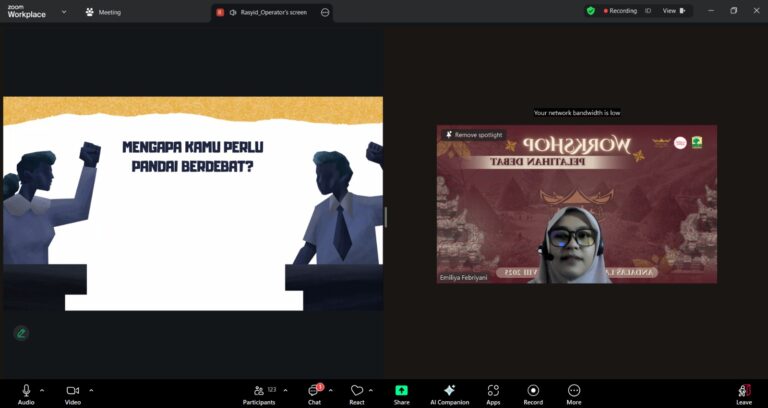 Dosen Ilmu Hukum UIB Buktikan Keunggulan: Jadi Narasumber Workshop Debat Hukum Nasional di Universitas Andalas