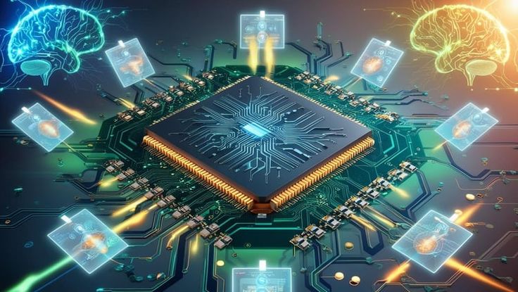 Sebuah gambar berisi sirkuit, elektronik, Rekayasa elektronik, Komponen elektronik Konten yang dihasilkan AI mungkin salah.