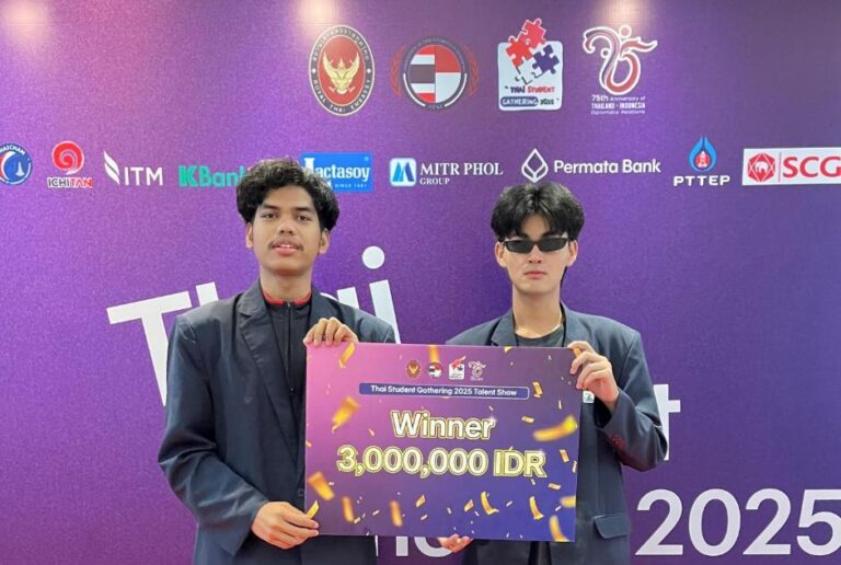Mahasiswa Program Studi Akuntansi Universitas Internasional Batam Raih 1st Winner in Talent Show di Acara Thai Student Gathering 2025