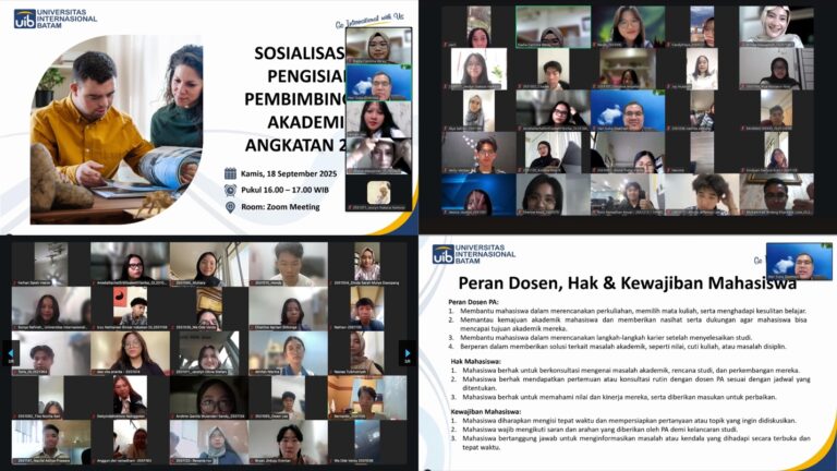 Program Sarjana Ilmu Hukum UIB Sukses Gelar Sosialisasi dan Pengisian Pembimbingan Akademik bagi Mahasiswa Angkatan 2025