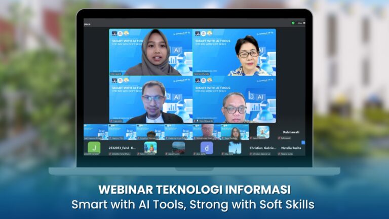 Prodi TI UIB Dorong Mahasiswa Siap Bersaing Lewat Webinar Smart with AI Tools & Soft Skills