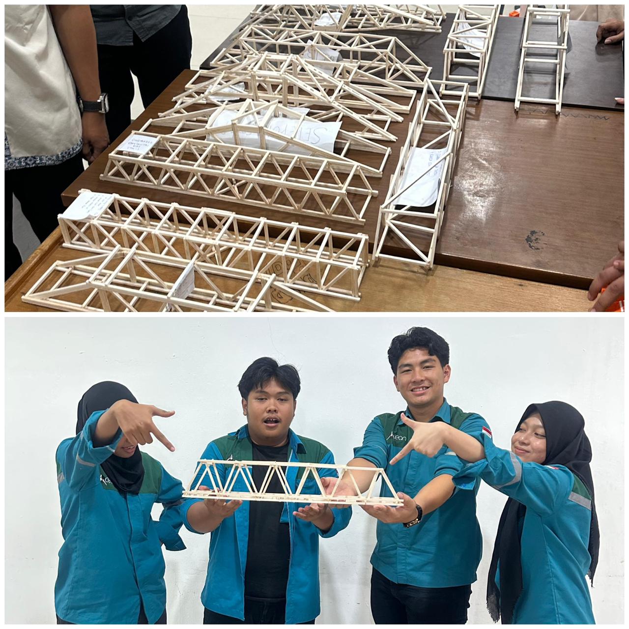 A collage of people holding a bridge

Description automatically generated