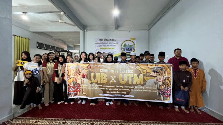 Mahasiswa Pariwisata UIB Ikut Berpartisipasi dalam PkM Internasional Prodi Manajemen UIB Bersama Universiti Teknologi Malaysia di Panti Asuhan Tahfiz Al-Huffaz Batam