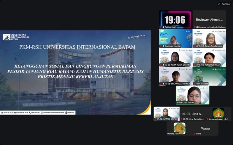 Tim PKM-RSH Arsitektur UIB Presentasikan Kemajuan Penelitian tentang Ketangguhan Sosial dan Lingkungan Permukiman Pesisir Tanjung Riau