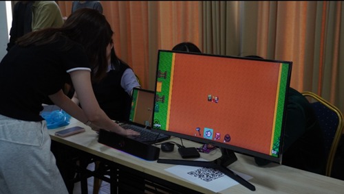 A person using a computer AI-generated content may be incorrect.