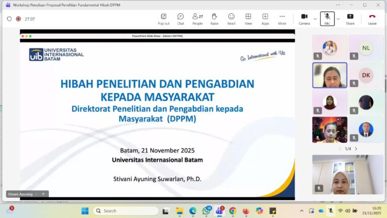 Workshop Penulisan Proposal Penelitian Fundamental Hibah DPPM Hadirkan Narasumber Peraih Pendanaan 2024