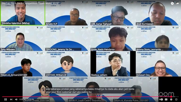 Startup Competition “Open World 2025” Tampilkan Inovasi Startup Mahasiswa Sistem Informasi UIB