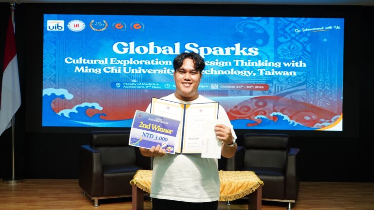 ELE UIB Student Wins 2nd Place in the 2025 International Design Thinking Competition