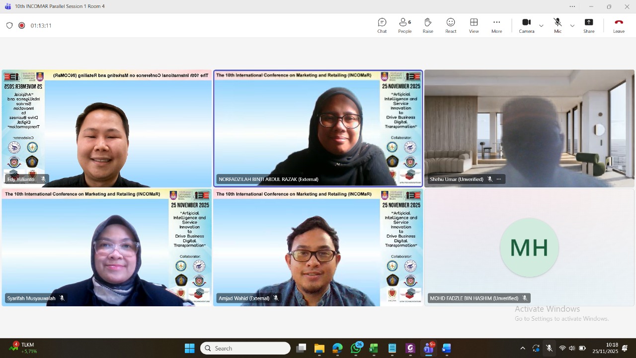 Mahasiswa Magister Manajemen Batch 25 UIB Berpartisipasi dalam The 10th International Conference on Marketing and Retailing (INCOMaR 2025)