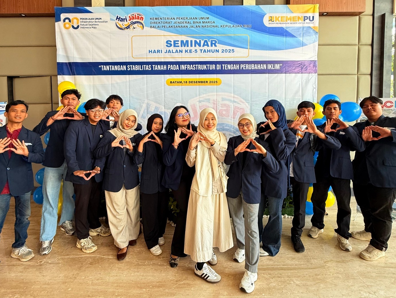 Partisipasi Dosen dan Mahasiswa/i Program Studi Teknik Sipil Universitas Internasional Batam dalam Seminar Peringatan Hari Jalan ke-5 Tahun 2025