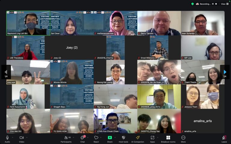 UIB Showcases Global Academic Collaboration through Visiting Lecturer Session on ESG and AI Integration