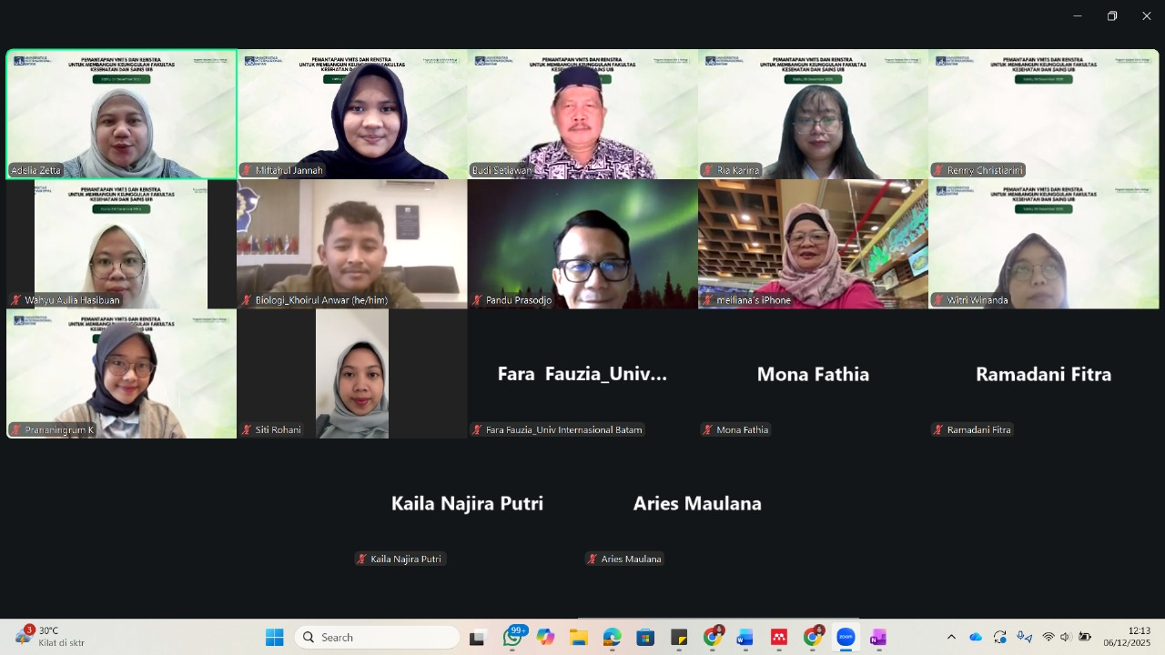 FKS UIB Perkuat Arah Pengembangan Fakultas melalui Penguatan Visi, Misi, dan Renstra