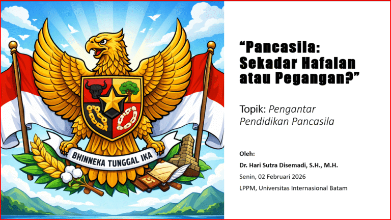 LPPM UIB Dukung Penguatan Nilai Pancasila melalui Webiner Series “Pancasila: Sekadar Hafalan atau Pegangan?”
