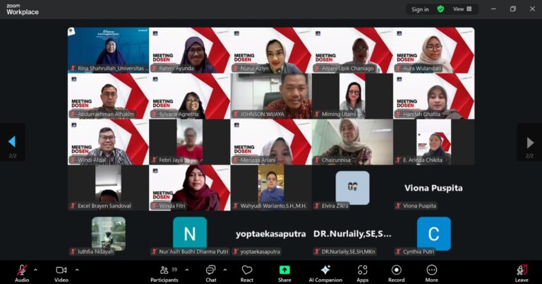 Rapat Dosen Rutin Ilmu Hukum UIB dalam Rangka Persiapan Perkuliahan Semester Genap 2025/2026